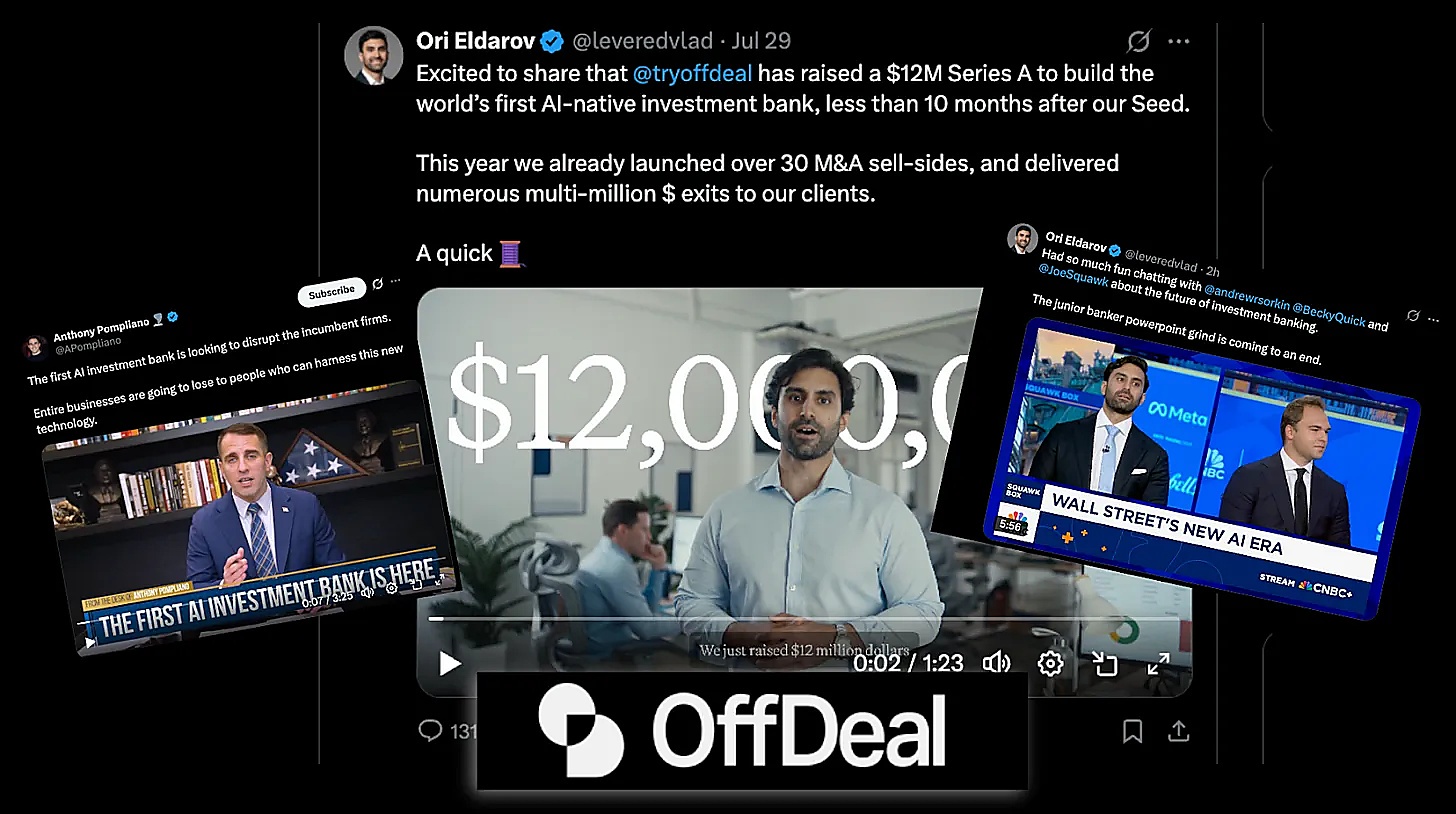 Sourcery breakdown of OffDeal's viral $12M Series A